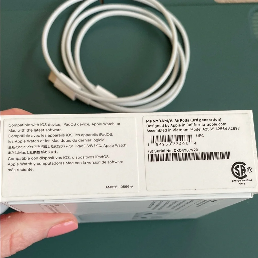 New in box Apple AirPods (3rd generation)